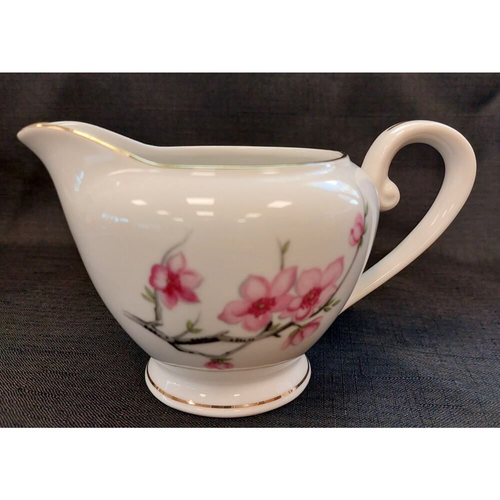 Vintage Creamer Cherry Blossom Pattern by Diamond China